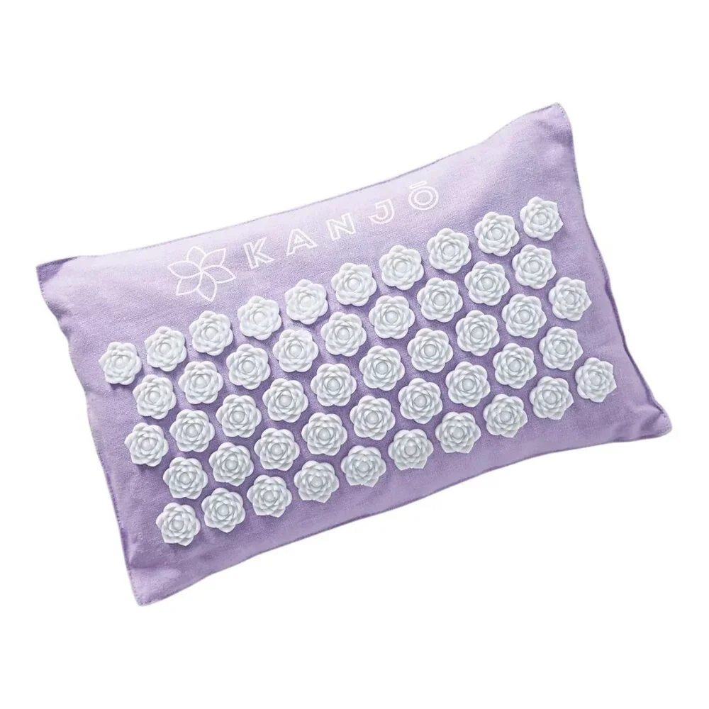 Kanjo Lavender Aroma Acupressure Pillow Anthropology 4 X 9 X 14 Inch NWOT